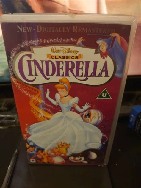 Cinderella Walt Disney Vhs Digitally Remastered Eur Picclick De