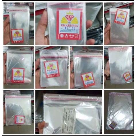 Jual Plastik Opp Plastik Ukuran Besar Bening Kaca Seal Lem Untuk Kue