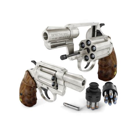 Revolver Exp Colt Detective Special Nickel Wood Kal Mm Tius E Shop