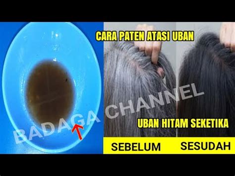 Uban Hilang Tanpa Semir Oleskan Ini Uban Hitam Sampai Keakarnya Youtube