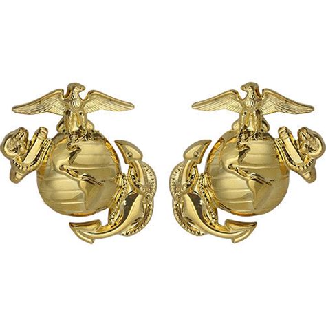 Marine Corps Globe And Anchor Collar Device Usamm