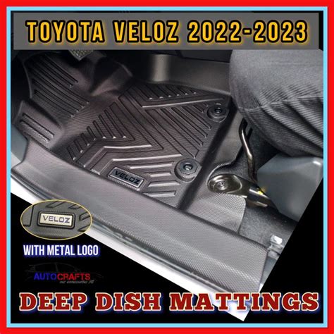 TOYOTA VELOZ 2022 2024 DEEP DISH MATTING VERSION 3 Lazada PH