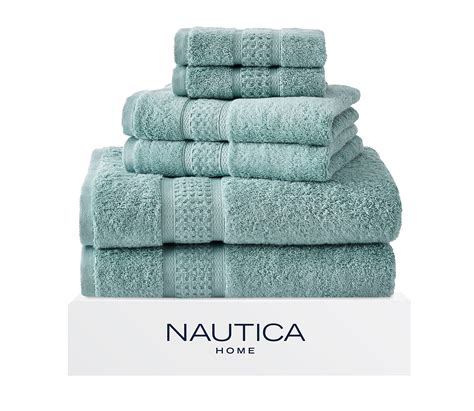 Nautica 6 Piece Bath Towels Absorbent And Fade Resistant