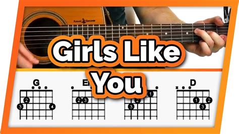 Girls Like You Guitar Tutorial (Maroon 5) Easy Chords Guitar Lesson | Guitar Techniques and Effects