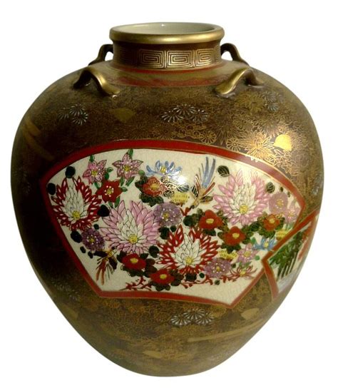 Японская антикварная фарфоровая ваза с ручной росписью, 1830-60-е гг ...