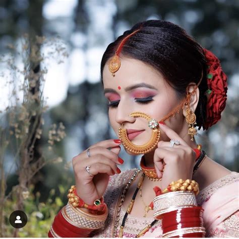 Uttarakhandi Bride Uttarakhandi Nath Uttarakhandi Pitchora In