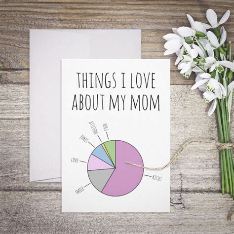 Things I Love About My Mom Fill In The Blank Pie Chart Fill In 6