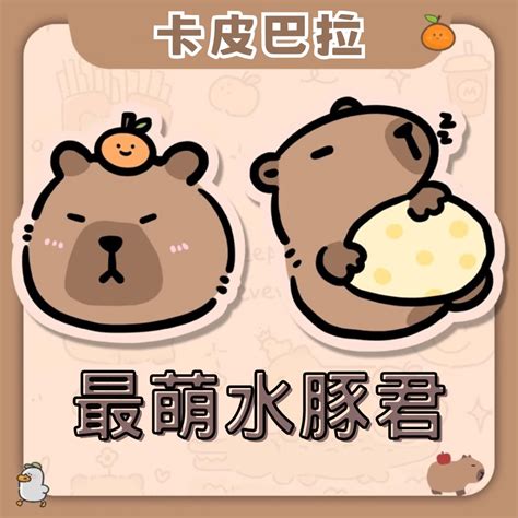 滑鼠墊水豚 卡皮巴拉 capybara 卡比巴拉 交換禮物 生日禮物 卡通可愛 辦公室 電腦配件 2024爆款明星 電腦及科技產品