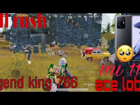 Mi 11t PUBG Test Pubgmobile Ace Lobby Livik YouTube