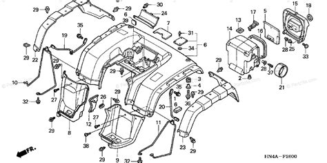 Honda Rancher Es Parts Diagram