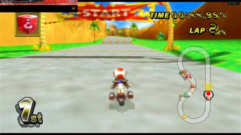 Mario Kart Wii Custom Tracks In HD 60fps DKR Ancient Lake V2 1