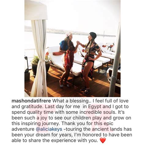 Mashonda & Alicia Keys Share A Moment In Egypt