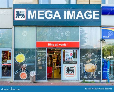Mega Image supermarket editorial photo. Image of ahold - 122131586