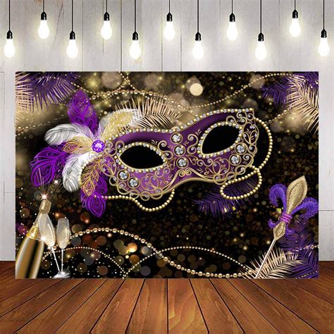 Masquerade Glitter Wallpaper