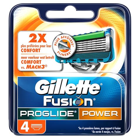 Gillette Fusion Proglide Power Razor Blades For Men Amazon Co Uk