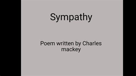 Sympathy 6th Std Poem Youtube