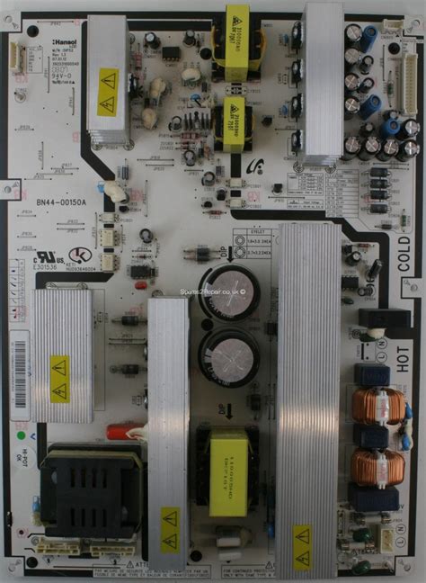 Samsung LE52M87BD - PSU - 3925310005AD - Rev 1.3 - SIP52 - BN44-00150A ...