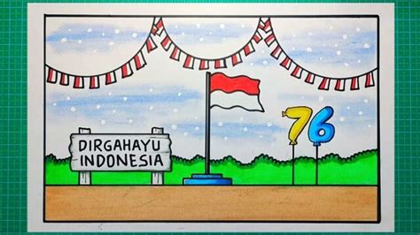 Menggambar Tema 17 Agustus