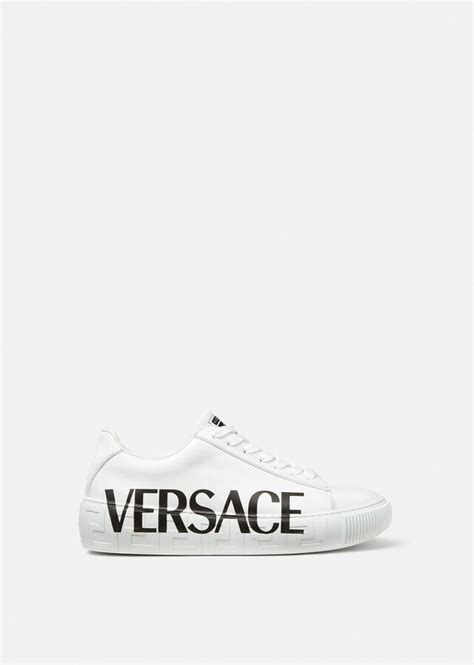 Versace Greca Logo Sneakers Shopstyle