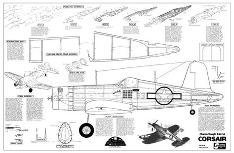 Chance Vought F4U Corsair Blueprints