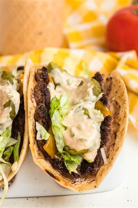 Big Mac Tacos Smash Burger Tacos Recipes Smash Burger Recipe Beef