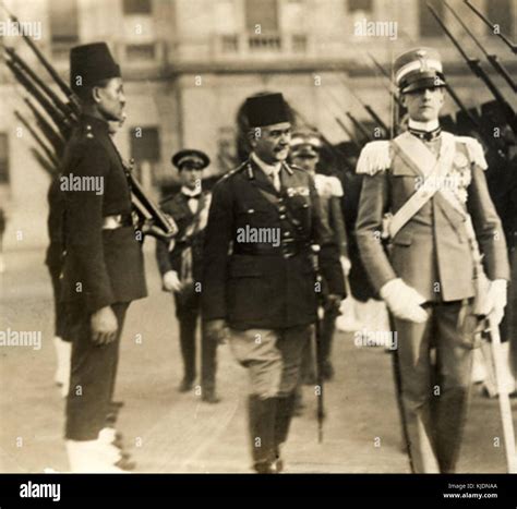 Umberto Ii Visiting Cairo Stock Photo Alamy