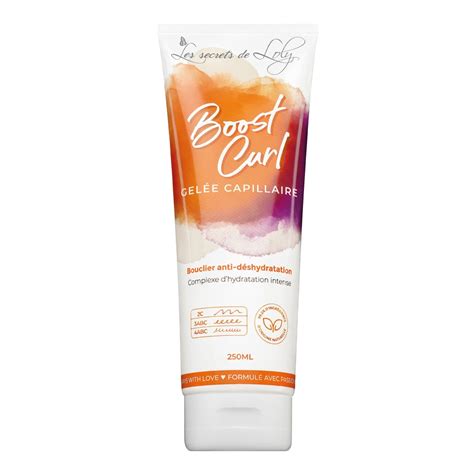 Boost Curl - Soin sans rinçage, Gelée capillaire, bouclier anti