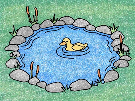 Draw a Pond - HelloArtsy