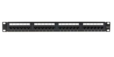 Rs Pro Cat6 24 Port Rj45 Rj Patch Panel Utp 1u Black Rs Components Vietnam