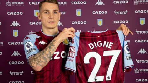 Oficial Lucas Digne Es Jugador Del Aston Villa FUTBOL FRANCES