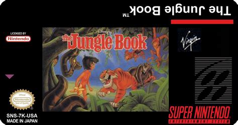 Eletronica E Jogos Label The Jungle Book Snes