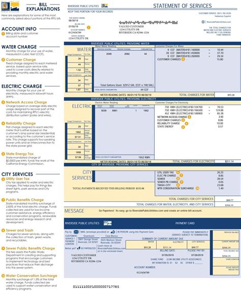 Utility Bill Riverside Public Utilities