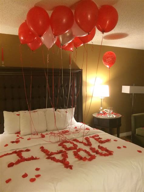 His Birthday Romantic Room Surprise Romantic Birthday Romantic Night