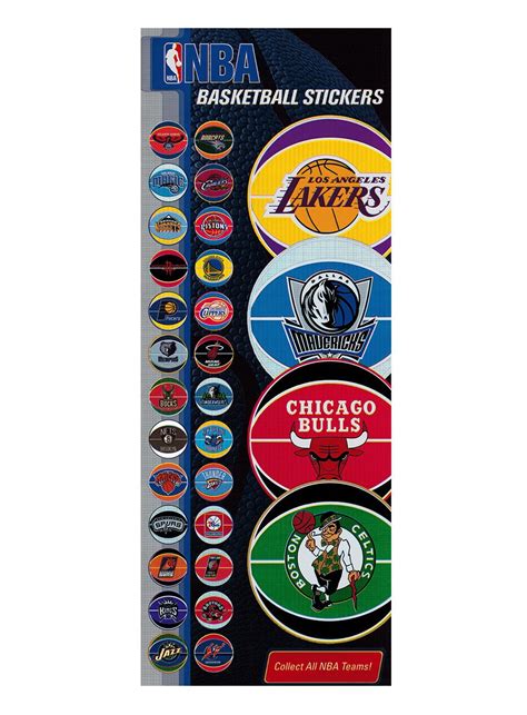 Buy Stickers NBA Foil Basketball in bulk - EnterVending