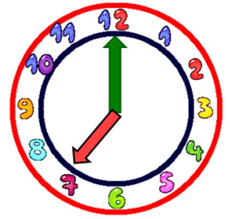 Seven O Clock Clipart Clip Art Library