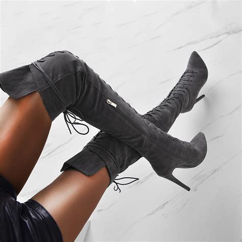 Celine - Über das Knie Stiefel - Die Cadence's