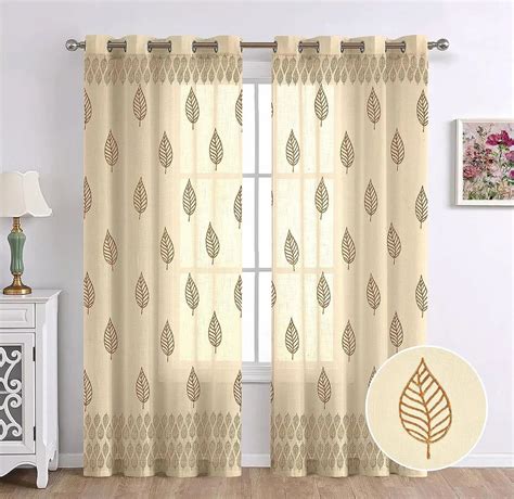 Off White Cotton Window Curtain Eyelet Printed At Rs 1599 Piece In