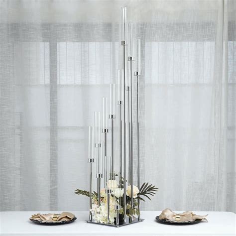 Tall Candle Stands Cylinder Candle Holders Cylinder Candles Silver Candle Holders Standing