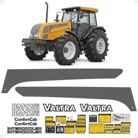 Adesivos Faixas Trator Valtra Bm125i Etiquetas Genérico