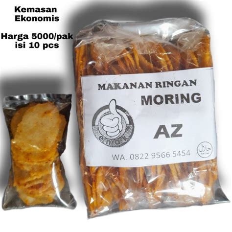 Jual MORING AZ Cimol Kering Kemasan Ekonomis Isi 10 Pcs Shopee