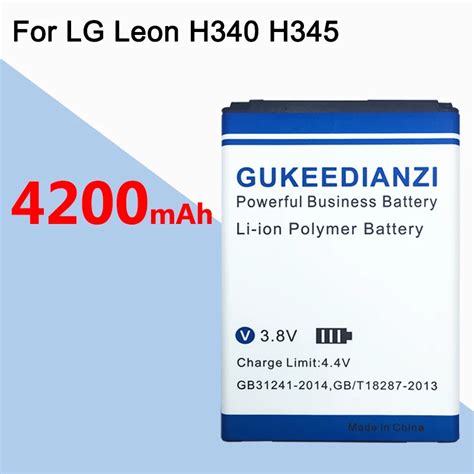 GUKEEDIANZI BL 41ZH 4200mAh Da Bateria Do Telefone Móvel Para LG Leon