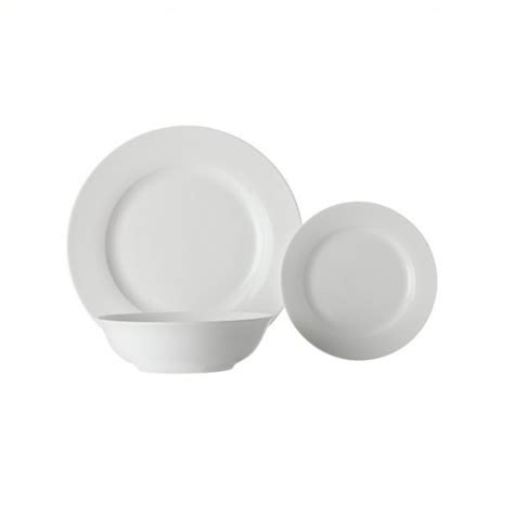 Maxwell Williams White Basics European Rim Piece Dinner Set Gift Boxed