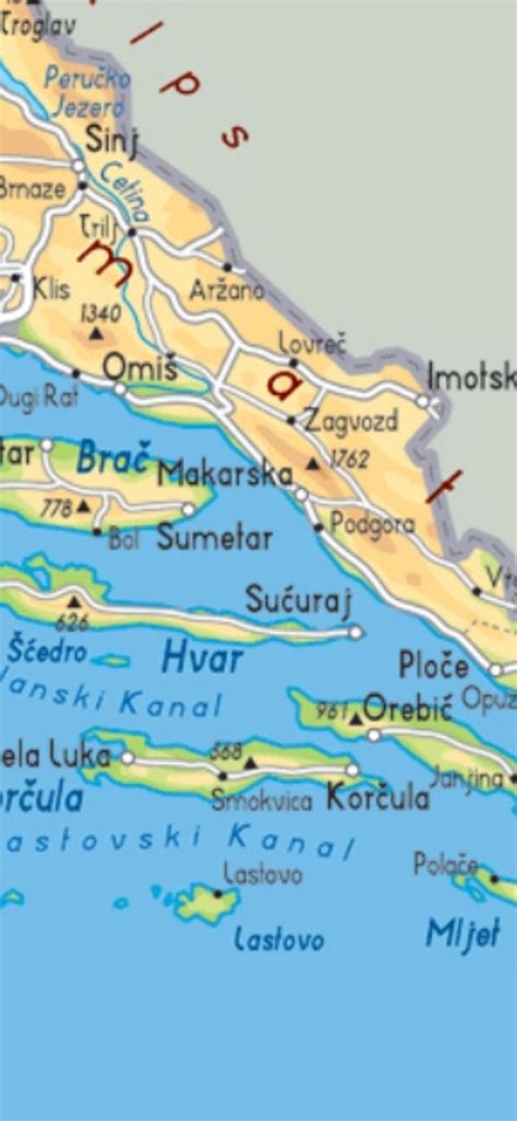 maps  motherland croatia ideas   motherland croatia map