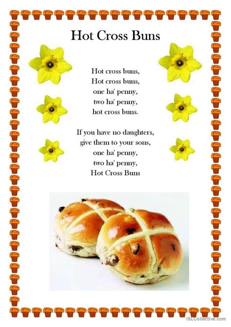 Hot Cross Buns Hot Cross Buns Cross Buns Bun