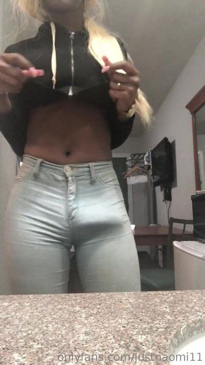 Tranny In Tight Jeans Shows Off Her Big Bulge Tranny Porn Xhamster