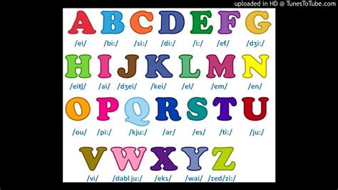 The alphabet - YouTube 