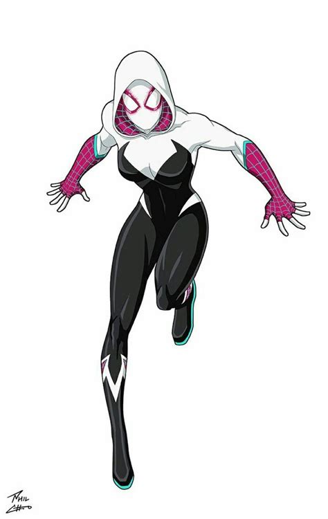 Spidegwen By Phil Cho Spider Gwen Comics Marvel Spiderman Art