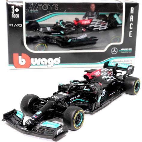 Bburago 1:43 2021 F1 Mercedes-AMG W12 #44 Lewis Hamilton #77 Valtteri ...