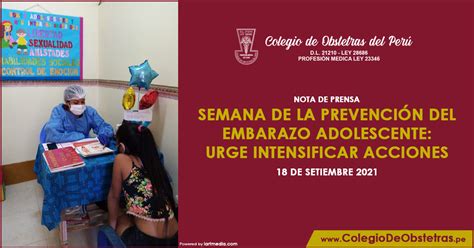 Semana de la Prevención del Embarazo Adolescente urge intensificar