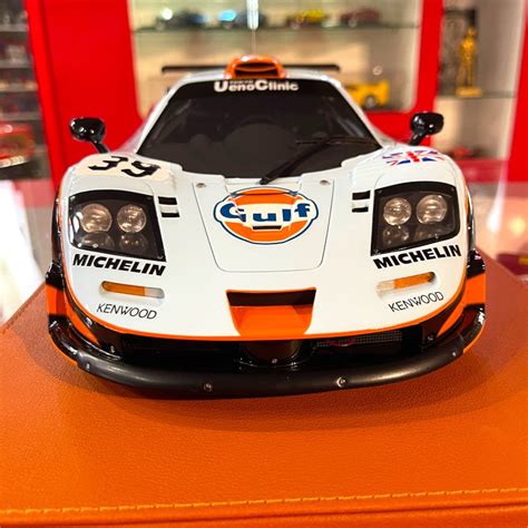 Modellino Auto Top Marques 1 12 Mclaren F1 Gtr Longtail Gulf 39 Davidoff Motorsport Maranello